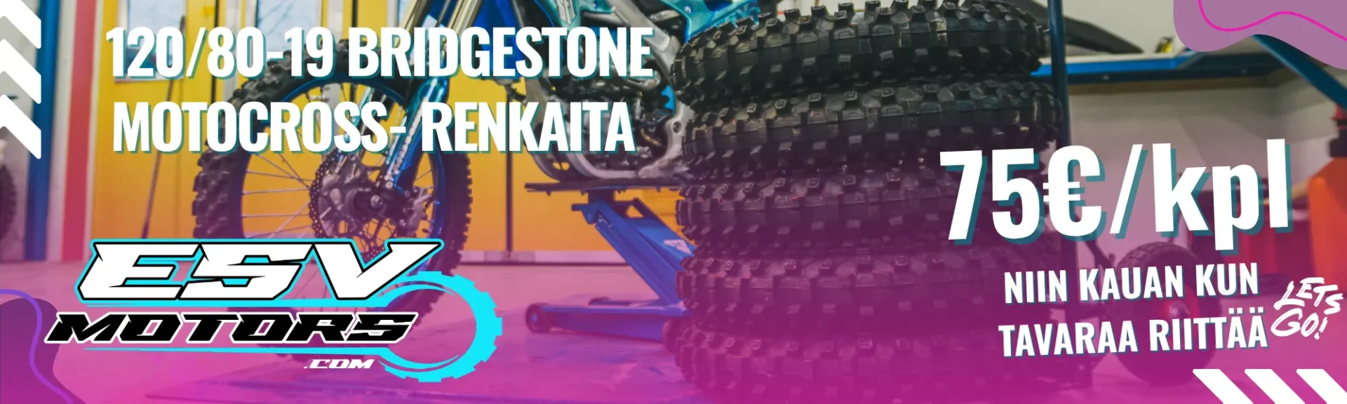 bridgestone renkaat ESV-motorsilta