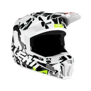 Leatt Helmet Moto 3.5 V23 Zebra LASTEN